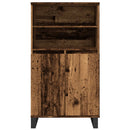 skab 60x36x110 cm konstrueret træ gammelt træ-look