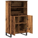 skab 60x36x110 cm konstrueret træ gammelt træ-look
