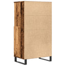 skab 60x36x110 cm konstrueret træ gammelt træ-look
