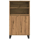 skab 60x36x110 cm konstrueret træ kunsteg