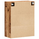 vægskab 69,5x34x90 cm konstrueret træ gammelt træ-look