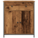 skab 70x30x80 cm konstrueret træ antikt trælook