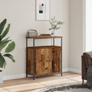 skab 70x30x80 cm konstrueret træ antikt trælook