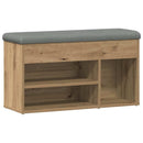 skobænk 82x32x45,5 cm konstrueret træ kunsteg