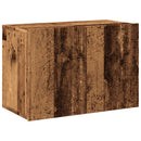 væghængt tv-bord 60x30x41 cm gammelt træ-look