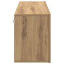 væghængte tv-borde 2 stk. 80x30x41 cm egetræsfarve