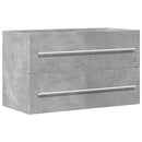 underskab til håndvask 80x38,5x48 cm konstrueret træ betongrå