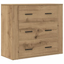skænk 80x33x70 cm konstrueret træ kunsteg