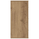 skænk 80x33x70 cm konstrueret træ kunsteg