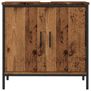 vaskeskab 60x30x60 cm konstrueret træ gammelt trælook