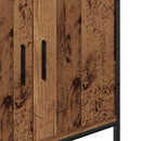 vaskeskab 60x30x60 cm konstrueret træ gammelt trælook