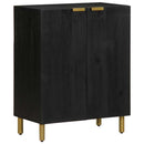 skab 60x33x75 cm konstrueret træ sort