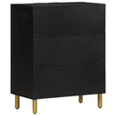 skab 60x33x75 cm konstrueret træ sort