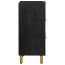 skab 60x33x75 cm konstrueret træ sort