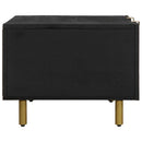 sofabord 100x54x40 cm konstrueret træ sort