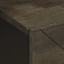 sengeborde 2 stk. 40x33x46 cm massivt mangotræ sort