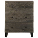 skænk 60x33x75 cm massivt mangotræ sort