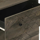 skænk 60x33x75 cm massivt mangotræ sort