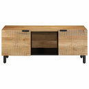 sofabord 100x54x40 cm massivt mangotræ brun