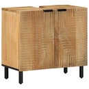 underskab til vask 62x33x58 cm massivt mangotræ brun