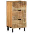 skænk 40x33x75 cm massivt mangotræ brun