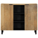 skænk 90x33x75 cm massivt mangotræ brun