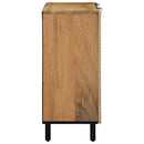 skænk 90x33x75 cm massivt mangotræ brun