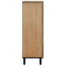 skab 60x33x100 cm massivt mangotræ brun