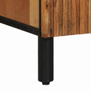 Sideboard med hylde Brun 40 x 33,5 x 75 cm Massivt mangotræ