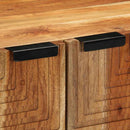 Sideboard med hylde Brun 60 x 33,5 x 75 cm Massivt mangotræ