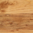 Sideboard med hylde Brun 60 x 33,5 x 75 cm Massivt mangotræ