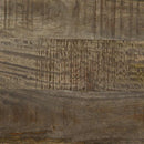 sengebord 50x33x60 cm massivt mangotræ lysegrå