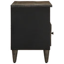 tv-bord 100x33x46 cm massivt mangotræ sort