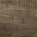tv-bord 100x33x46 cm massivt mangotræ sort