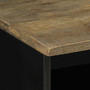 tv-bord 80x33x46 cm massivt mangotræ sort