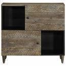 skænk 80x33x75 cm massivt mangotræ