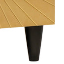 Sofabord Sort og Guld 80 x 50 x 40 cm Konstrueret træ