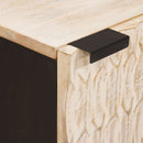 Natskab 2 pcs Hvid 40 x 33 x 46 cm Massivt mangotræ