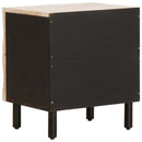 Natskab med skuffe 2 pcs Hvid 40 x 33 x 46 cm Massivt mangotræ