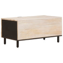 Sofabord Hvid 80 x 50 x 40 cm Massivt mangotræ