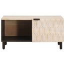 Sofabord Hvid 80 x 50 x 40 cm Massivt mangotræ