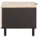 Sofabord Hvid 80 x 50 x 40 cm Massivt mangotræ