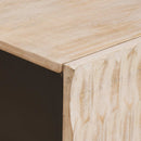 Sofabord Hvid 100 x 54 x 40 cm Massivt mangotræ