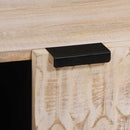 Sofabord Hvid 100 x 54 x 40 cm Massivt mangotræ