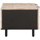 Sofabord Hvid 100 x 54 x 40 cm Massivt mangotræ