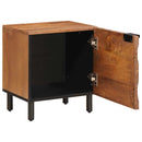 Natskab 2 pcs Brun 40 x 33 x 46 cm Massivt mangotræ