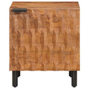 Natskab 2 pcs Brun 40 x 33 x 46 cm Massivt mangotræ