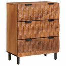 Sideboard Acacia Brun Finish 60 x 33 x 75 cm Massivt mangotræ