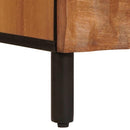 Highboard Acacia Brun Finish 40 x 33 x 110 cm Massivt mangotræ