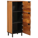 Highboard Acacia Brun Finish 40 x 33 x 110 cm Massivt mangotræ